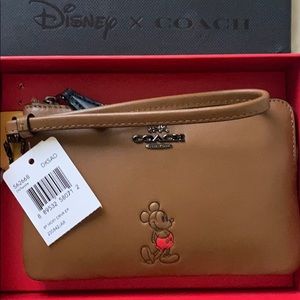 NWT Disney Coach Wristlet